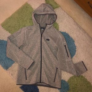 Grey Patagonia Better Sweater Hoody